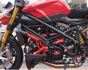 サムコスポーツ / Samco Sport Ducati Diavel 1200 2011 - 2018 12 ピース シリコンラジエーター クーラントホースキット | DUC-21-RD