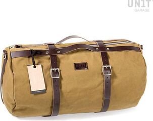 Unitgarage / ユニットガレージ Kalahari Duffle Bag 25L Canvas, Beige/Brown | U012-Beige-Brown