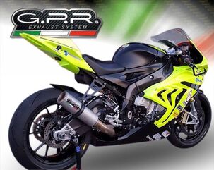 GPR / ジーピーアール Original For Bmw S 1000 Rr 2009/11 Homologated Full Exhaust M3 Titanium Natural | CO.BMW.46.M3.TN