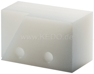 Kedo Chain Tensioner block, Early Type w / Flat Top (for early models with steal tank), distance between holes 19mm, OEM Reference # 1T1-22178-01 | 21112