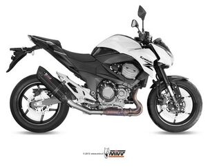 MIVV / ミヴ- SPORT スリップオン ステンレス （カーボンエンドキャップ付）s for KAWASAKI Z 800 E (13-) | K.035.L7