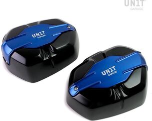 Unitgarage / ユニットガレージ Pair of Unitgarage valve covers, Blue | 1639BL+1680-Blue