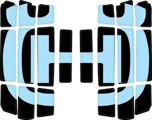 HUSQVARNA Radiator protection grille sticker kit | A36035999000