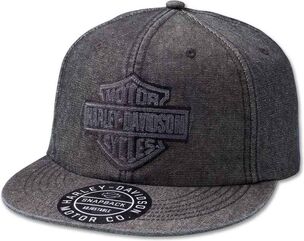 Harley-Davidson Bar & Shield Denim Snapback Cap Black | 97734-23VM
