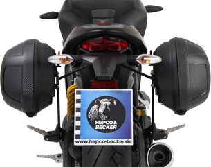 ヘプコ＆ベッカー C-Bow シーボウ サイドキャリア ブラック Ducati Monster 797 / 2017 | 6307551 00 01