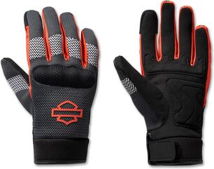 Harley-Davidson Gloves-Dyna,Textile,Mesh, Black/Gray | 98154-23VW