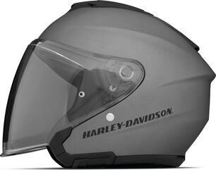 Harley-Davidson Maywood Ii サン・シールド H33 オープンフェイス ヘルメット, Matt Black Silver | 98160-22EX