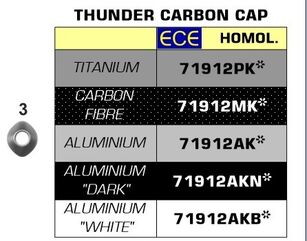 Arrow / アロー Street Street Thunder Aluminium Silencer with Carby End Cap、Endcap Carbon、ECEホモログ、DBキラーが含まれています | 71912AK