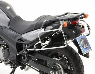 ヘプコ＆ベッカー サイドキャリア カットアウト ステンレス Xplorer カットアウト サイドボックス付 Suzuki V-Strom
