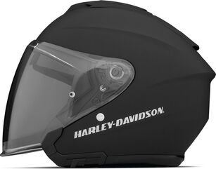 Harley-Davidson Maywood Ii サン・シールド H33 オープンフェイス ヘルメット, マット・ブラック | 98159-22EX