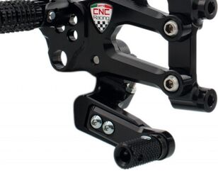 CNC Racing / シーエヌシーレーシング Adjustable rear sets RPS Ducati SBK Panigale series, Black | PE400B