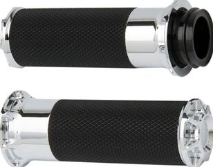 ARLEN NESS / アレンネス グリップ BEVELED FUSION スロットル BY CABLE クローム | 07-330