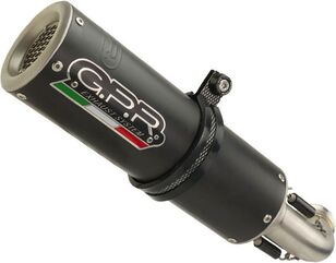 GPR / ジーピーアール Original For Suzuki Gsx-S 1000 F 2021/22 E5 Homologated Full Exhaust Catalized M3 Black Titanium | E5.CO.S.194.CAT.M3.BT