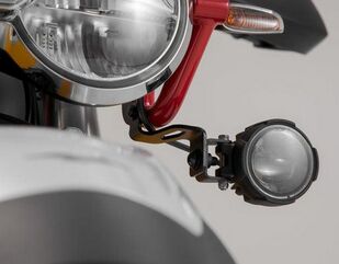 SW-MOTECH EVO fog light kit Black. Moto Guzzi V85 TT (19-). | NSW.17.925.51000/B