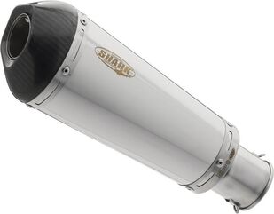 SHARK / シャークマフラー DSX-7 slip on exhaust (1-1) super short,silver | 843303