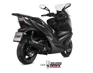 MIVV / ミヴマフラー Mover Black Painted Stainless Steel Exhaust | MV.KY.0001.LV