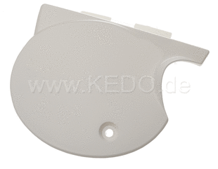 Kedo Replica Side Cover, left, white (without decal), OEM reference # 583-21711-00 | 29313