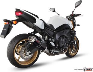 MIVV / ミヴ- SPORT スリップオン スチール、黒 for YAMAHA FZ8 / FAZER 8 (10-) | Y.033.LXB