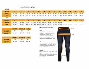 Motogirl Melissa Blue Jean Jeggings | MJEG-BJE