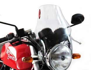 Powerbronze / パワーブロンズ ライトスクリーン フロストサファイヤ ブルー for ROYAL ENFIELD ,GT CONTINENTAL, F5 スクリーン (290MM) | 430-U160-018