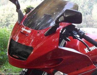 Powerbronze / パワーブロンズ ヘッドライト  プロテクター KAWASAKI ZZR600 D1-D3 90-92 ブルー | 440-K031-008