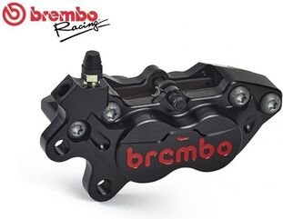 Brembo / ブレンボ ブラックWITH RED LOGO フロントアキシャル 左ブレーキキャリパー CNC P4-40RR | 20475657