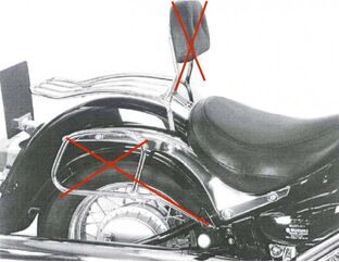 ヘプコ＆ベッカー Solorack ソロラック (バックレスト無し) Suzuki VL 800 Intruder / LC Volusia / C 800 Intruder / Bl | 600317 00 02