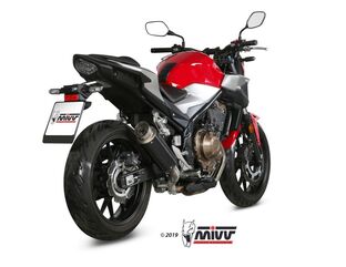 MIVV / ミヴマフラー Gp Pro Black Stainless Steel Exhaust | H.075.LXBP