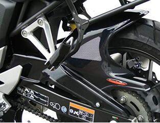 Powerbronze / パワーブロンズ ハガー HONDA CB500F 13-14/CB500X 13-14/CBR500R 13-14  ブラックク-シルバーメッシュ－ | 301-H110-