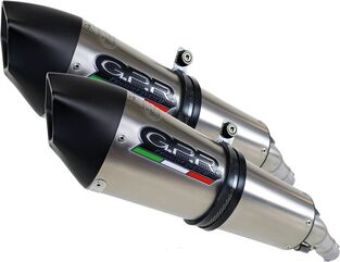 GPR / ジーピーアール Original For Suzuki Hayabusa 1300 2001/06 Pair Homologated スリッポンエキゾースト Gpe Ann.Titanium | S.44.1.GPAN.TO