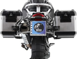 ヘプコ＆ベッカー サイドキャリア カットアウト ステンレス Xplorer カットアウト サイドボックス付 BMW R1200GS (2004-2012) / Adv. (2008-2013) | 651637 00 22-00-40