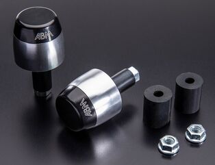 ABM / エービーエム stashCap handlebar weights, カラー: ブラック | 100353-F15