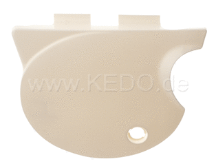 Kedo Replica Side Cover, Left, White (without Decal) (OEM Reference # 1E6-21711-00) | 29299