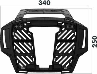 Hepco & Becker / ヘプコアンドベッカー Alurack (アリュラック) トップケースキャリア - ブラック KTM 890 Duke R (2020-) | 6527602 01 01