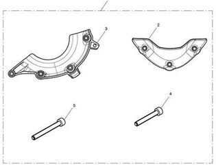 TRIUMPH / トライアンフ Engine Protector, RH T9610235 | T9610235