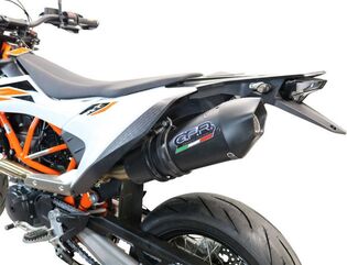 GPR / ジーピーアール Original For Ktm Enduro 690 R 2019/20 E4 Homologated スリッポンエキゾースト Catalized Gp Evo4 Black Titanium | E4.KT.204.GPAN.BLT