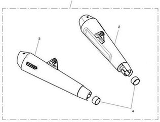 TRIUMPH / トライアンフ Silencer RH | T9600523