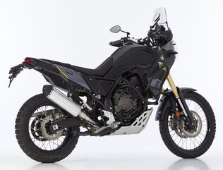 SHARK / シャークマフラー DSX-5 slip on exhaust (2-1), Silver, Elliptical | 840472