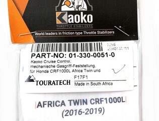 TOURATECH / ツアラテック クルーズコントロール（機械式） Honda CRF1000L Africa Twin | 01-330-0051-0