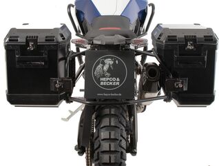 Hepco & Becker サイドキャリアカットアウトブラックインクルードエクスプローラーサイドボックスブラック BMW F 900 GS (2024-) | 6516534 00 01-01-40