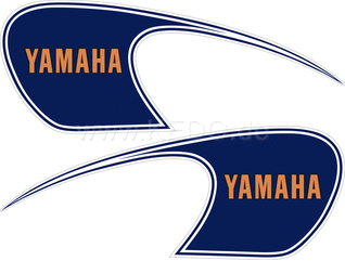 Kedo Fuel Tank Decal Blue / Gold / White (Replica) | 29559