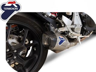 Termignoni / テルミニョーニ RELEVANCE D70 スリップオン チタン, スリーブ: チタン | H154094SO04