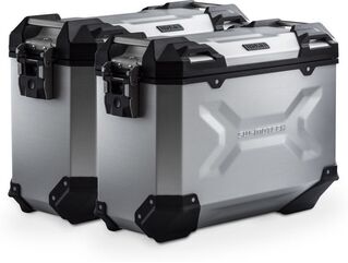 SW-MOTECH TRAX ADV aluminium case system Silver. 37/37 l. Honda NC750X / NC750S (16-). | KFT.01.699.70001/S