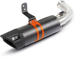 Remus / レムス マフラー Slip-On Sport Flow (sport silencer with removable sound insert), Carbon, NO (EEC-) APPROVAL | 54483 652020