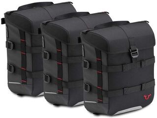 SW-MOTECH / SWモテック SysBag 15/15/15セット －ブラック/アンスラサイト－ （ラッシングストラップ付属） | BC.SYS.00.002.15300