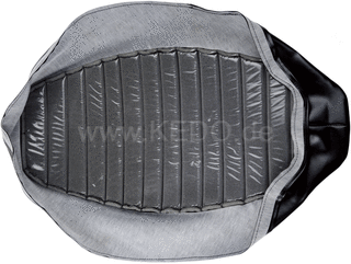 Kedo Seat Cover, Ribbed, Black (OEM Replica), without lettering (OEM Reference # 48U-24731-00) | 30104