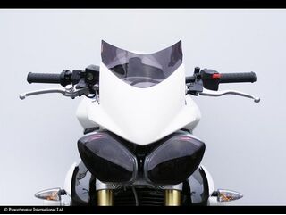 Powerbronze / パワーブロンズ ライトスクリーン ダークグリーン TRIUMPH ストリートトリプル,ストリートトリプル R, 13-16 (+105MM ABOVE フェアリング) | 430-U148-012