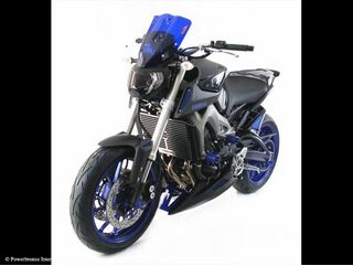 Powerbronze / パワーブロンズ ライトスクリーン エレクトリックブルー YAMAHA MT-09,FZ-09, 13-16 (330 MM) | 430-U149-009