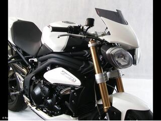 Powerbronze / パワーブロンズ ライトスクリーン ブルー TRIUMPH SPEED TRIPLE 1050,SPEED TRIPLE 1050 R, 12-15 (150 MM) | 430-U152-008