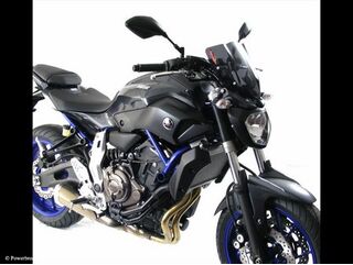 Powerbronze / パワーブロンズ ライトスクリーン アンバー YAMAHA MT-07,FZ-07, 14-17 (270 MM) | 430-U155-007